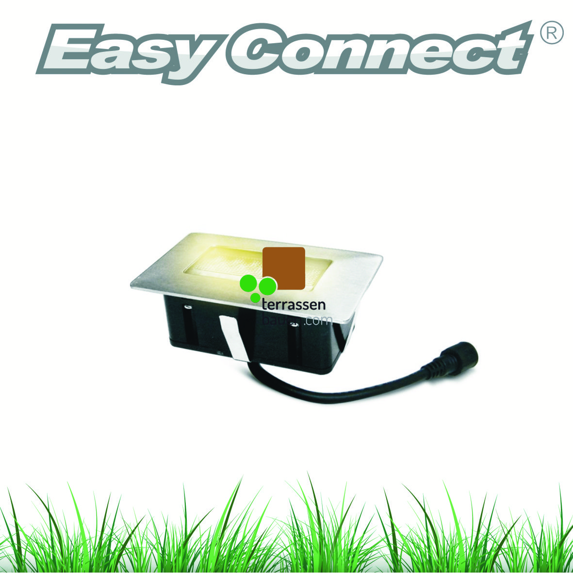EasyConnect LED Einbauleuchte 100x60mm, 230VAC, 1 Stück, verschiedene Ausführungen