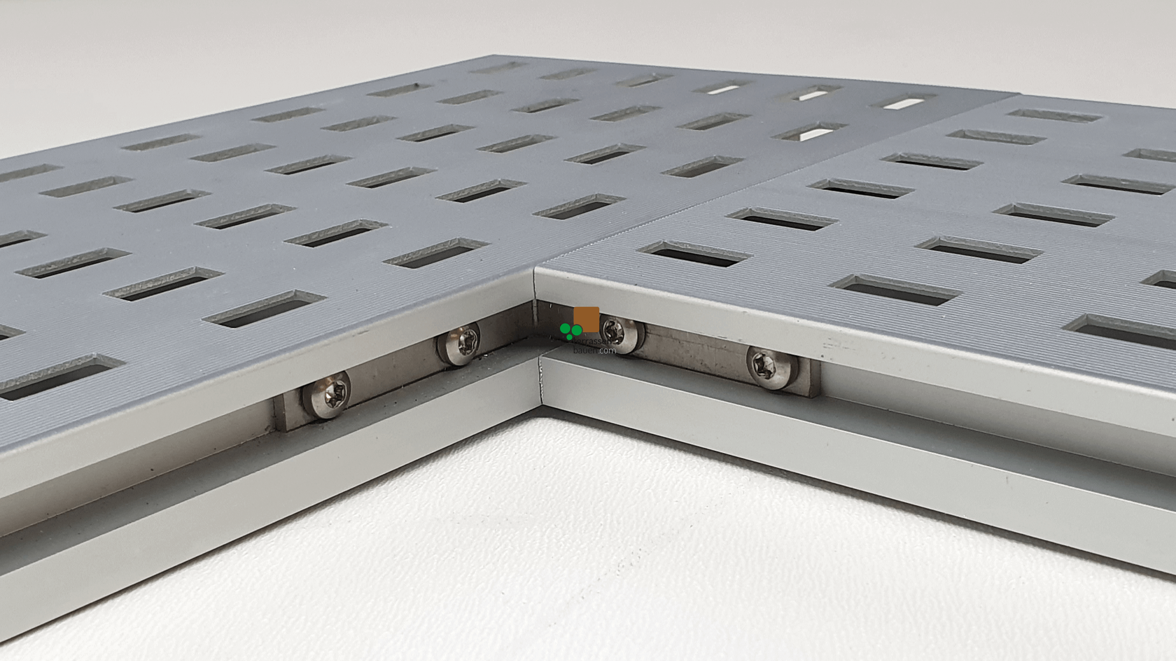 K&R Eckverbinder für Drainage- und Belüftungsprofil, 4 Stück Drainageprofil Eckverbinder