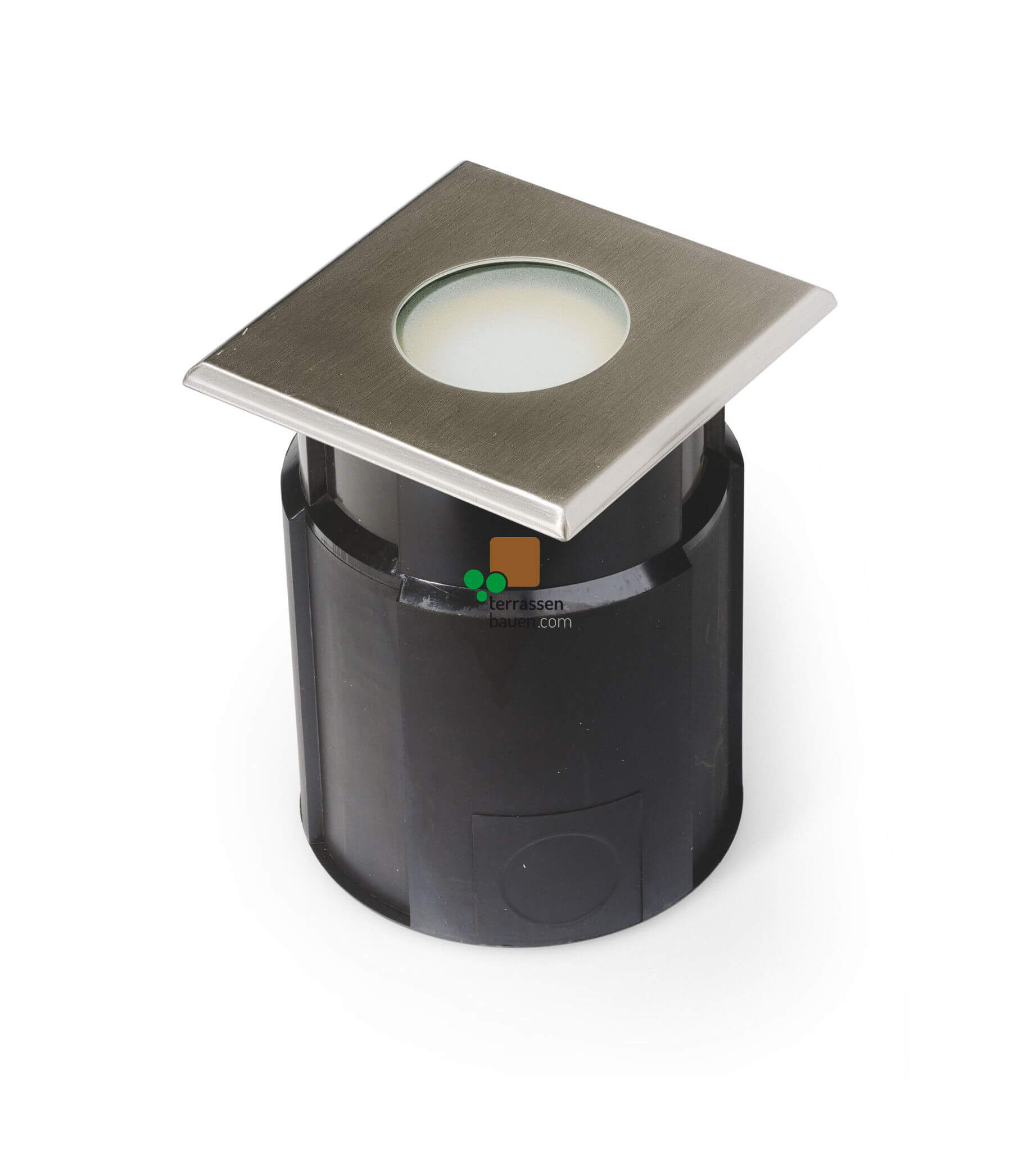 EasyConnect Edelstahl LED Bodenleuchte "Square" 120x120mm,4W, 230VAC, 1 Stück EasyConnect Edelstahl LED Bodenleuchte "Square" 120x120mm,4W, 230VAC, 1 Stück