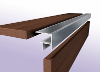 K&R Abschlussschiene für Terrassenabschlüsse mit Dielen, verschiedene Maße