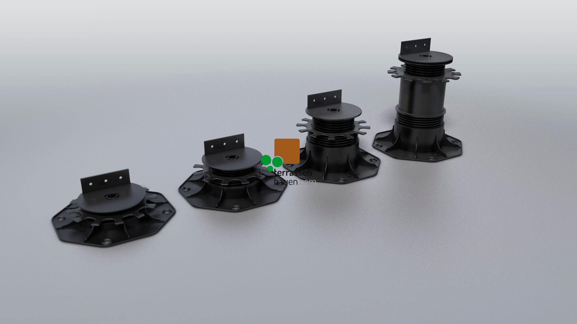 K&R Terracon Terrassenlager, verschiedene Höhen K&R Terracon Terrassenlager, verschiedene Höhen