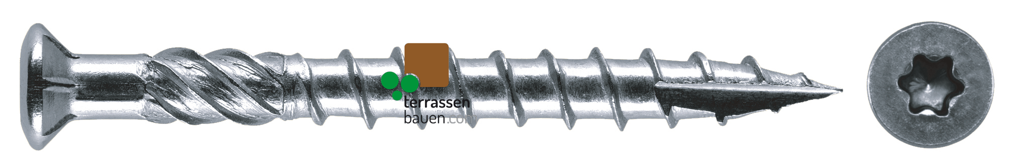 K&R Terrassenbauschraube, Senkkopf, verschiedene Arten und Mengen K&R Terrassenbauschraube, Senkkopf, verschiedene Arten und Mengen