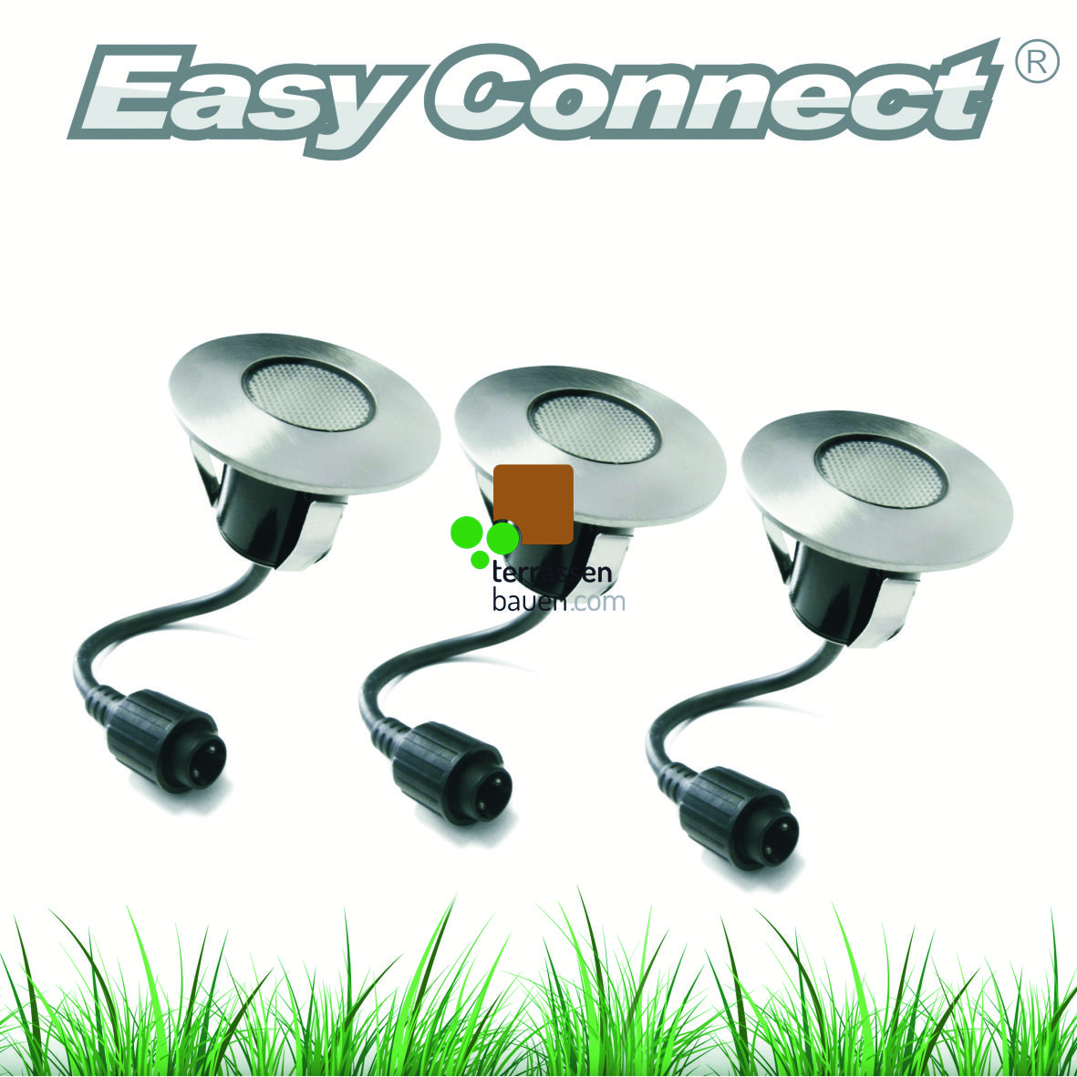 EasyConnect LED Einbauleuchten ø 60mm, 230VAC, 3 Stück, verschiedene Ausführungen