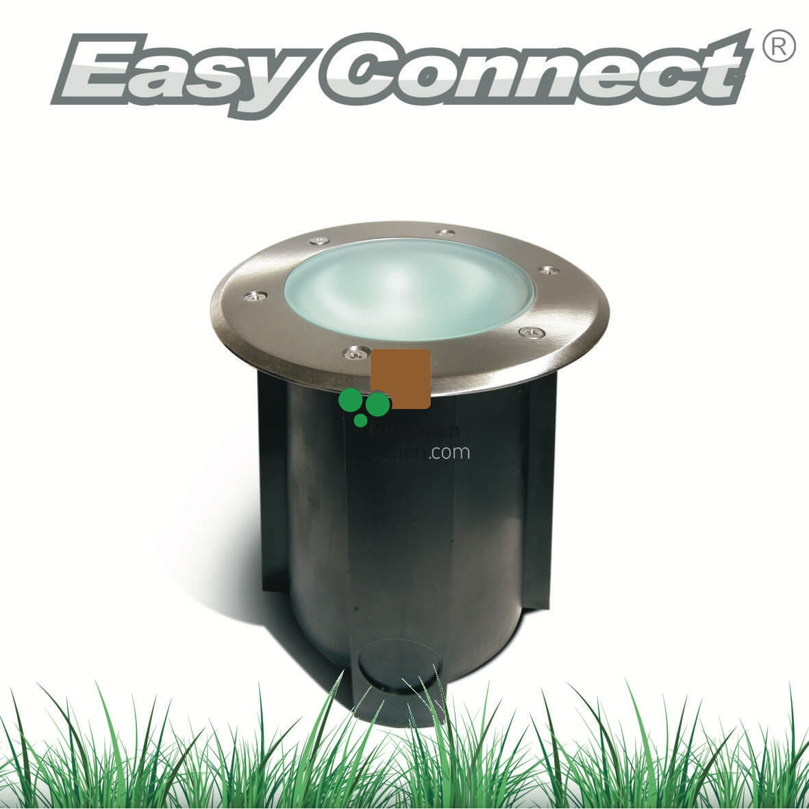 EasyConnect Edelstahl LED Bodenleuchte ø 160mm, 10W, 230VAC, 1 Stück EasyConnect Edelstahl LED Bodenleuchte ø 160mm, 10W, 230VAC, 1 Stück