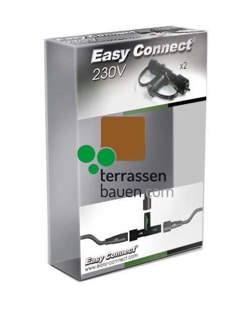 EasyConnect Anschlussstecker Verteiler "T" 1* Eingang 2* Ausgang, 2 Stück